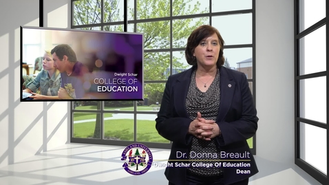 Thumbnail for entry Dr. Donna Breault; Dean, Dwight Schar College of Education