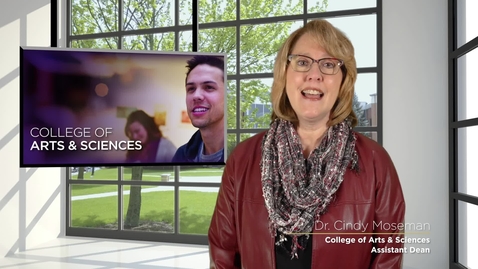 Thumbnail for Dr. Cindy Moseman; Assistant Dean of the College of Arts &amp; Sciences