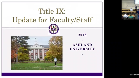 Thumbnail for entry Title IX Training