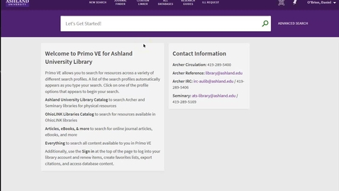 Thumbnail for Video 9: Journal Finder and Citation Linker