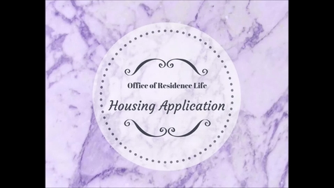 Thumbnail for entry How to Complete a Housing Application