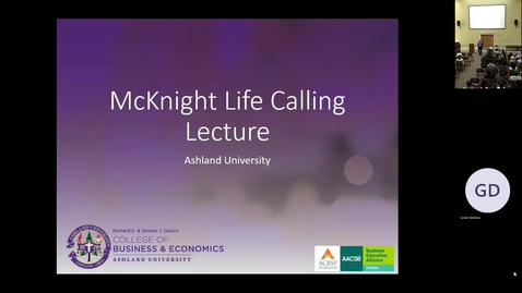 Thumbnail for entry McKnight Life Calling Lecture April 2023