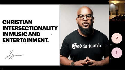 Thumbnail for Faith and Society Lecture Series, Leign, Rapper and Speaker