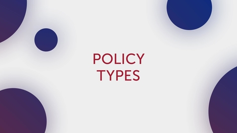 Thumbnail for entry Title Tips - Policy Types