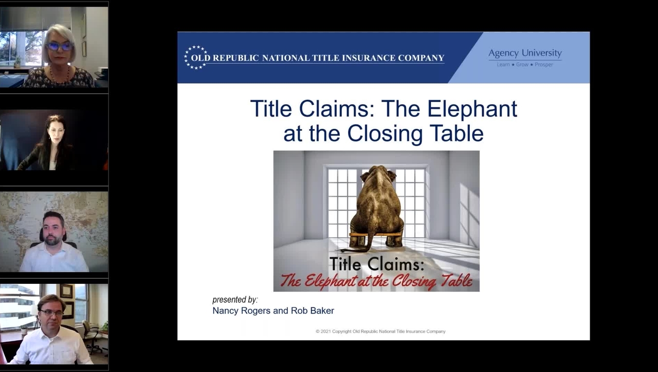 Title Claims: The Elephant at the Closing Table