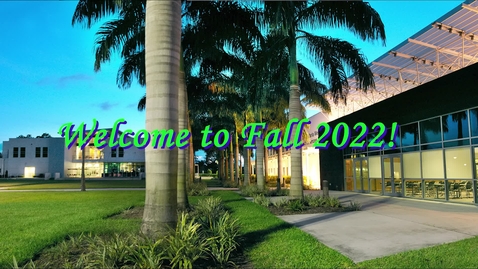 Thumbnail for entry Faculty Welcome Back Videos-Fall 2022