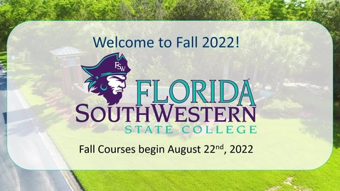 Thumbnail for entry Students Welcome Back Videos-Fall 2022