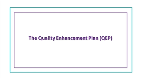 Thumbnail for QEP Announcement-Fall 2019