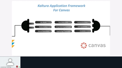Thumbnail for Kaltura Canvas Video App Essentials Training