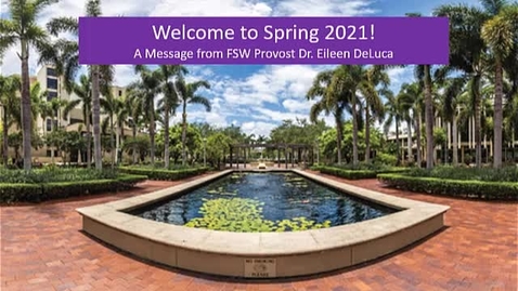 Thumbnail for Welcome to Spring 2021
