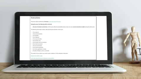 Thumbnail for entry Student Proctorio Instructions
