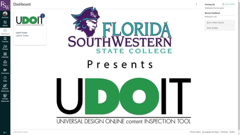 Thumbnail for entry UDOIT Overview