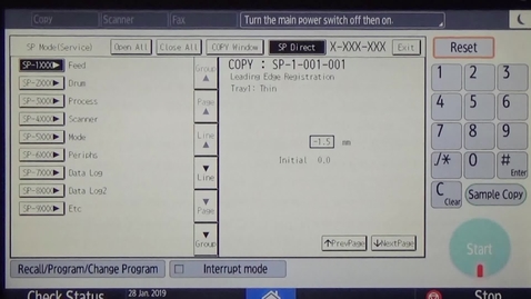 Thumbnail for 03.IM C3000 series Development Unit replacement (OD)