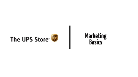 Thumbnail for entry UPS - Marketing Basics