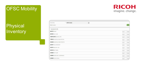 Thumbnail for OFSC Mobility Physical Inventory