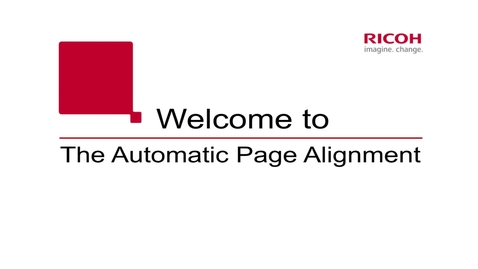 Thumbnail for TotalFlow Prep Automatic Page Alignment