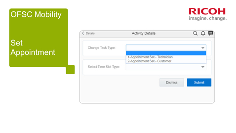 Thumbnail for OFSC Mobility Set Appointment 