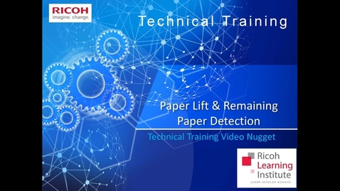 Thumbnail for Paper Lift and Remaining Paper Detection 