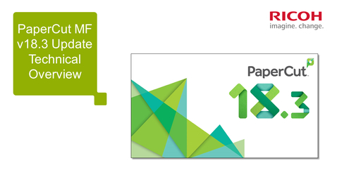 Thumbnail for PaperCut MF v18.3 Update Technical Overview Webinar