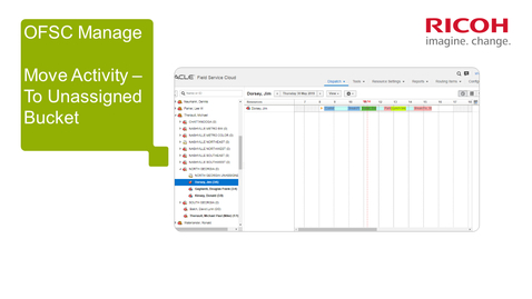 Thumbnail for OFSC Manage Move an Activity Using an Unassigned Bucket