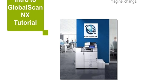 Thumbnail for Intro to GlobalScan NX Tutorial