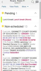 OFSC Mobility for New Hire Technicians Cancel A Calendar Event.1 - RICOH  COMPANY, LTD
