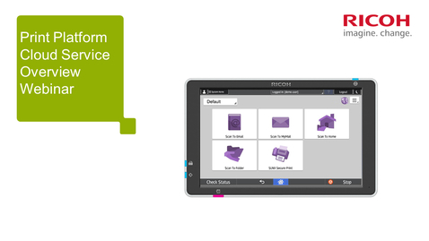 Thumbnail for Print Platform Cloud Service Overview Webinar