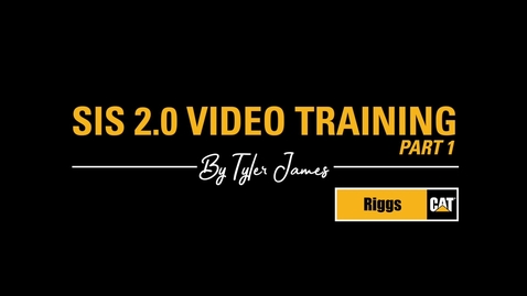 Thumbnail for SIS 2.0 Video Training - Part 1