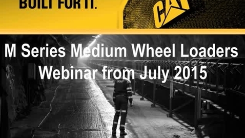 Thumbnail for entry MWL Medium Wheel Loader M Series Webinar AmNorth (English)