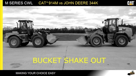 Thumbnail for entry Cat 914M vs Deere344K: Bucket Shake Out