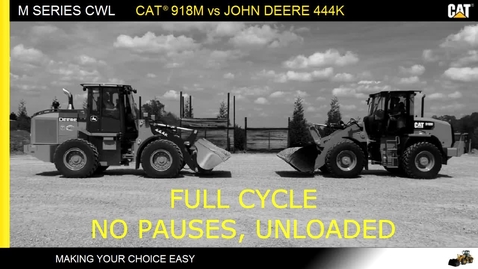 Thumbnail for entry Cat 918M vs Deere 444K