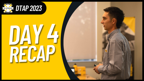 Thumbnail for entry DAY 4 RECAP DTAP 2023