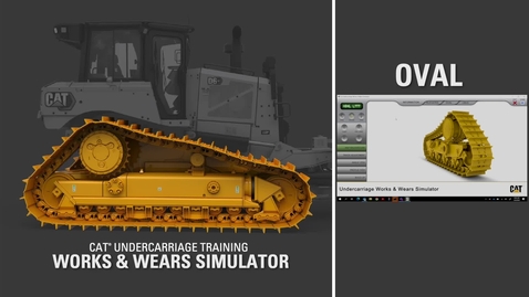 Thumbnail for 11195-22 - Cat Undercarriage Works-Wears Simulator-Oval_ES