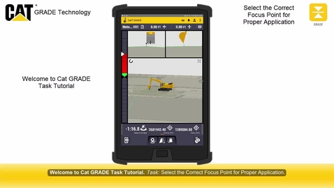 Thumbnail for entry Cat GRADE Task Tutorial: Select the Correct Focus Point for Proper Application