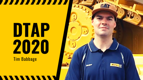 Thumbnail for entry Tim Babbage - DTAP 2020