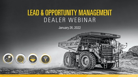 Thumbnail for entry January 2022 (Session 1) Lead &amp; Opportunity Management Dealer Webinar