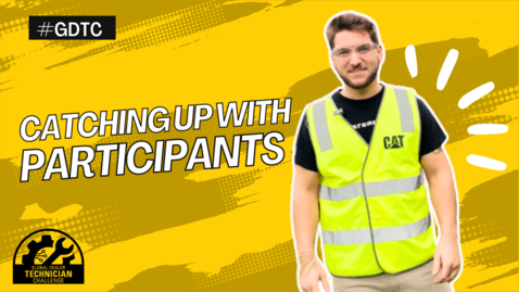 Thumbnail for Catching up with the Participants #GDTC