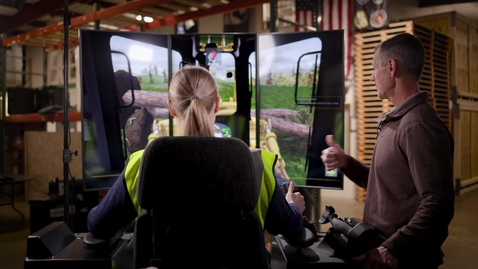 Thumbnail for Cat® Simulators Advanced Dozer System Promo with Testimonial