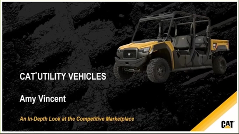 Thumbnail for entry Cat® Utility Vehicle (UTV) Competitive Training