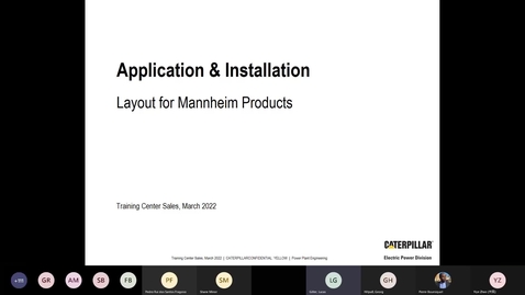 Thumbnail for entry CG Products and Solutions Training - Day 2 (20220330)