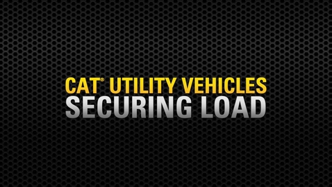 Thumbnail for entry Feature Overview: Steel Bed on the Cat® Utility Vehicle (UTV)