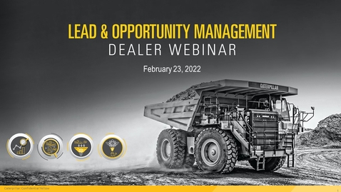 Thumbnail for entry February 2022 (Session 1) Lead &amp; Opportunity Management Dealer Webinar