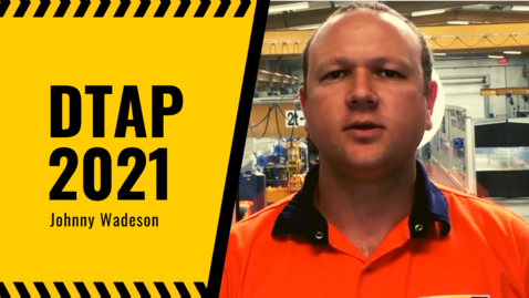 Thumbnail for entry Johnny Wadeson - DTAP 2021