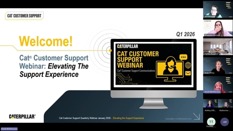 Thumbnail for Cat® Customer Support Webinar 2026.01.15 Meeting Recap