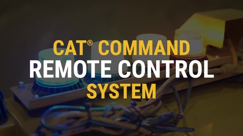 Thumbnail for entry CAT COMMAND REMOTE CONTROL SYSTEM