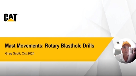 Thumbnail for Mast Movement Rotary Blasthole Drills