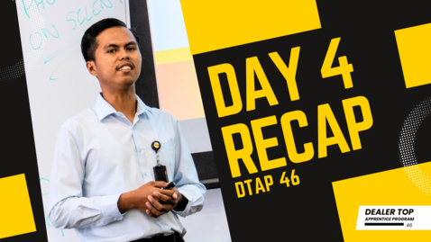Thumbnail for DAY 4 RECAP DTAP 46