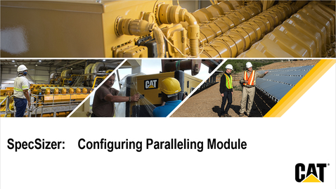 Thumbnail for entry SpecSizer - Paralleling Module Overview