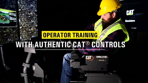Thumbnail for Cat® Simulators Backhoe Loader System
