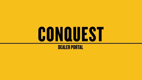 Thumbnail for entry Conquest Dealer Portal Live - How to Enter a Sale